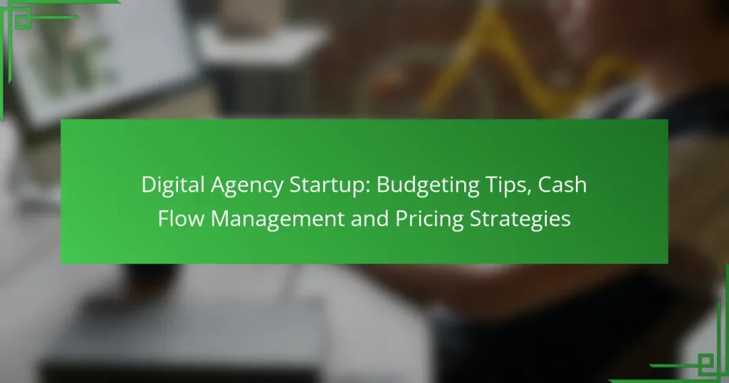 Digital Agency Startup: Budgeting Tips, Cash Flow Management and Pricing Strategies